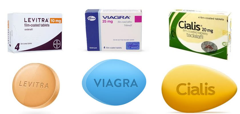 Erectile dysfunction medication – Viagra, Levitra & Cialis